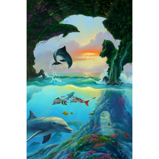 LAST DAY 80% OFF-7 Dolphin Mural