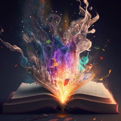 LAST DAY 80% OFF-A Book With A Flame And A Book On It