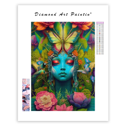 LAST DAY 80% OFF-Beautiful woman's face with butterflies