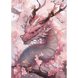 LAST DAY 80% OFF-Cherry blossom dragon