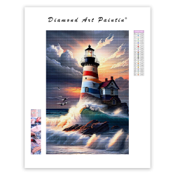 LAST DAY 80% OFF-Full Round - Lighthouse